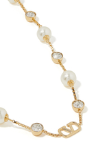 VLogo Signature Pearl Necklace